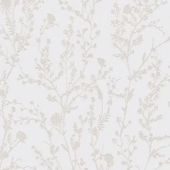 Profhome 395462-GU Papier peint ton-sur ton lisse satiné 5,33 m2* Papier Peint Fleuri