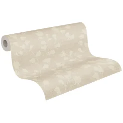 Profhome 387474-GU Papier peint floral légèrement texturé mat 5,33 m2* Papier Peint Imitant