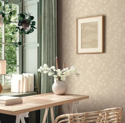 Profhome 387474-GU Papier peint floral légèrement texturé mat 5,33 m2* Papier Peint Imitant