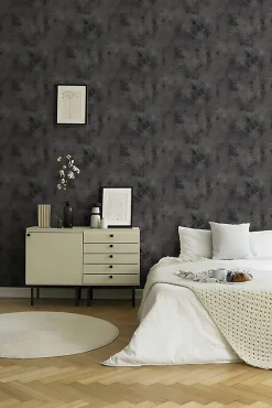 Clearance Profhome 374256-GU Papier peint ton-sur ton légèrement texturé subtilement chatoyant 5,33 m2