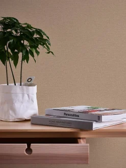 Clearance Profhome 387443-GU Papier peint unicolor légèrement texturé mat 5,33 m2