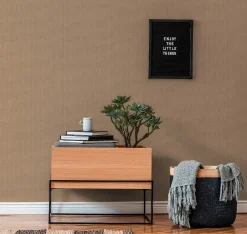 Clearance Profhome 387443-GU Papier peint unicolor légèrement texturé mat 5,33 m2