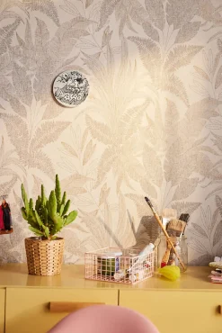 Sale Profhome 396545-GU Papier peint style country légèrement texturé mat 5,33 m2