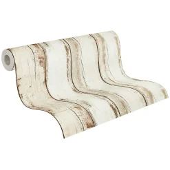 Profhome 368931-GU Papier peint aspect bois lisse mat 5,33 m2* Papier Peint Imitant