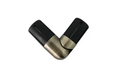 Online GoodHome Raccord coudé pour barre à rideau Antiki Ø28 mm doré