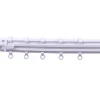 GoodHome Rail à anneaux simple 3 m Kias* Rail À Rideaux