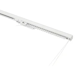 Sale GoodHome Rail à rideau extensible Millet blanc L.200/300cm