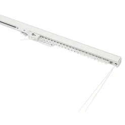 GoodHome Rail à rideau simple extensible Thira blanc L.200/330cm* Rail À Rideaux