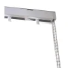 Outlet Madeco Rail pour store californien blanc ouverture centrale L.200cm