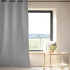 Best Home Maison Rideau 100% occultant thermique phonique (135x260 cm - Gris clair)