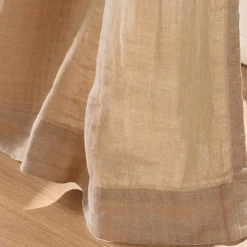Best Douceur D'Intérieur Rideau a oeillets 140 x 240 cm en gaze de coton imprime Oasia