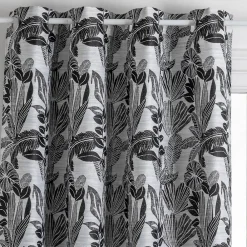 Atmosphera Créateur D'Intérieur Rideau Bejuco à motifs jacquard - à oeillets - noir 140x260 cm - Atmosphera* Rideau Occultant
