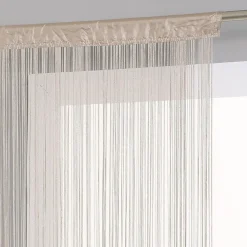 Outlet Atmosphera Créateur D'Intérieur Rideau fil - beige - 90x200 cm - Atmosphera