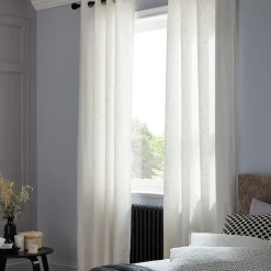 Sale GoodHome Rideau Dellys blanc 130 x 260 cm
