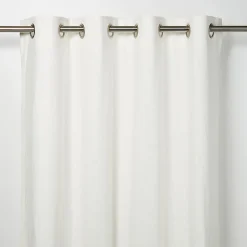Sale GoodHome Rideau Dellys blanc 130 x 260 cm