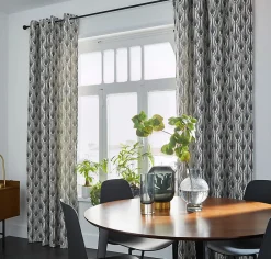 Sale GoodHome Rideau Fremont gris l.140 x H.260 cm