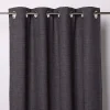 Clearance GoodHome Rideau Novan gris foncé l.140 x H.260 cm