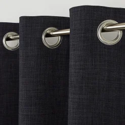 Best GoodHome Rideau Novan noir l.140 x H.260 cm