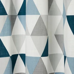 Clearance GoodHome Rideau Rima bleu l.140 x H.260 cm