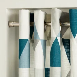 Clearance GoodHome Rideau Rima bleu l.140 x H.260 cm
