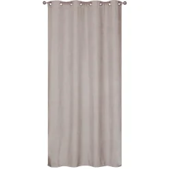 Best Dylrev Rideau isolant thermique à œillets, doublure polaire effet beige taupe L.240 x l.140cm