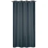 Outlet Dylrev Rideau isolant thermique à œillets, doublure polaire effet lin bleu marine L.240 x l.135cm
