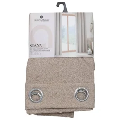 Atmosphera Créateur D'Intérieur Rideau isolant/occultant Soana beige 140x260cm - Atmosphera* Rideau Occultant