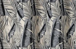 Discount Linder Rideau Java noir et blanc l.135 x H.250 cm