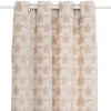Sale Atmosphera Créateur D'Intérieur Rideau Luna jacquard velours lin 140x260cm - Atmosphera