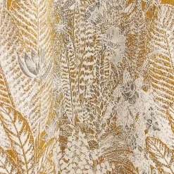 Clearance GoodHome Rideau Mokau l.140 x H.260 cm jaune