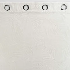 Clearance Douceur D'Intérieur Rideau occultant en velours feuilles de monstera (140x240 cm - Naturel)