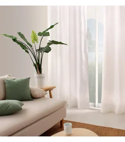 Best Enjoy Home Rideau occultant et isolant uni blanc - 140x240cm - Blanc