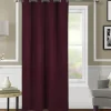 Clearance Home Maison Rideau occultant et thermique chiné (140x260 cm - Bordeaux)