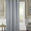 Best Home Maison Rideau occultant et thermique chiné (140x260 cm - Gris clair)