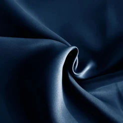 Discount Home Maison Rideau occultant ignifugé Non Feu M1 (140x260 cm - Bleu Outremer)