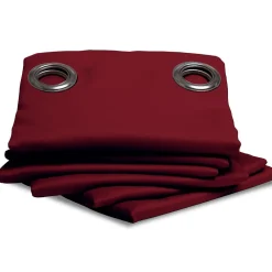 Best Moondream Rideau Occultant Oeillets Rouge MC330 140 x 180 (LxH)