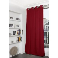 Best Moondream Rideau Occultant Oeillets Rouge MC330 140 x 180 (LxH)