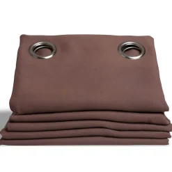 Best Moondream Rideau occultant Oeillets Marron MC610 140 x 260 (LxH)