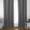Outlet Ornami Rideau occultant phonique Louca L.240 x l.140 cm gris