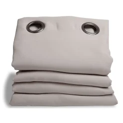 Sale Moondream Rideau occultant thermique phonique à oeillets The origins gris galet L.260 x l.140cm