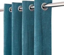 Sale GoodHome Rideau Pahea bleu 135 x 240 cm