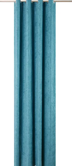 Sale GoodHome Rideau Pahea bleu 135 x 240 cm