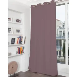 Sale Moondream Rideau phonique Oeillets - Gris MC7305 140 x 350 (LxH)