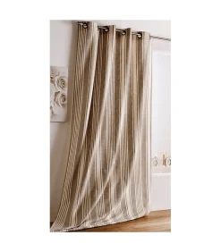 Sale Linder Rideau rayé toile à matelas - 145x265cm - Naturel