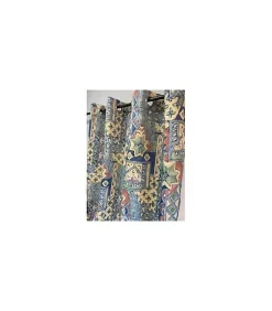 Enjoy Home Rideau satiné géométrique multicolore - 140x250cm - Multicolore* Rideau