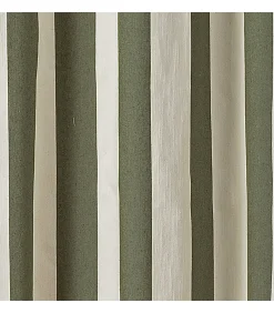 Clearance Linder Rideau "Sunset" en coton recyclé 145 x 280 cm - 145x280cm - Vert kaki