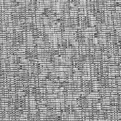 Clearance GoodHome Rideau tamisant à œillets effet jacquard Jind gris clair H.260 x l.140cm