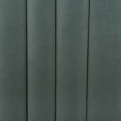 Best GoodHome Rideau tamisant à œillets effet velours Valgreta vert foncé H.260 x l.140cm