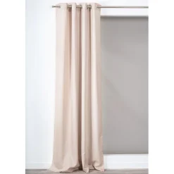 Rocle Rideau tamisant à œillets Precieux beige H.260 x l.140cm* Rideau|Rideau Tamisant