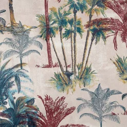 Outlet Linder Rideau tamisant à oeillets Nil imprimé tropical multicouleurs H.260 x l.145